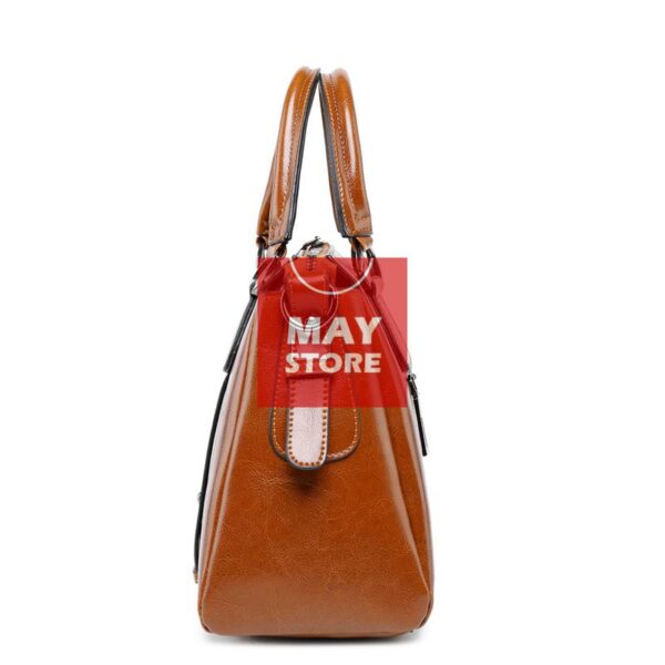 The beautiful tote bag which's always sold out- 2022 new trendy cowhide genuine leather shoulder bag/ crossbody bag - Image 3