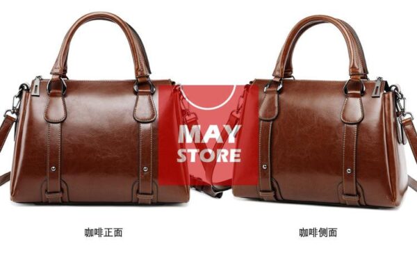 The beautiful tote bag which's always sold out- 2022 new trendy cowhide genuine leather shoulder bag/ crossbody bag - Image 8