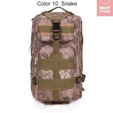 Camouflage Tactical Extendable and durable  Cobra Snake skin Style Outdoor Backpacks cut out for tactical professionals, hiking, moutain climing etc.