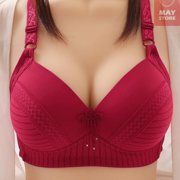 Extra large bras- plus size rimless 3D cup push up bras-comfortable breathable, sexy and curvy bras - Image 3