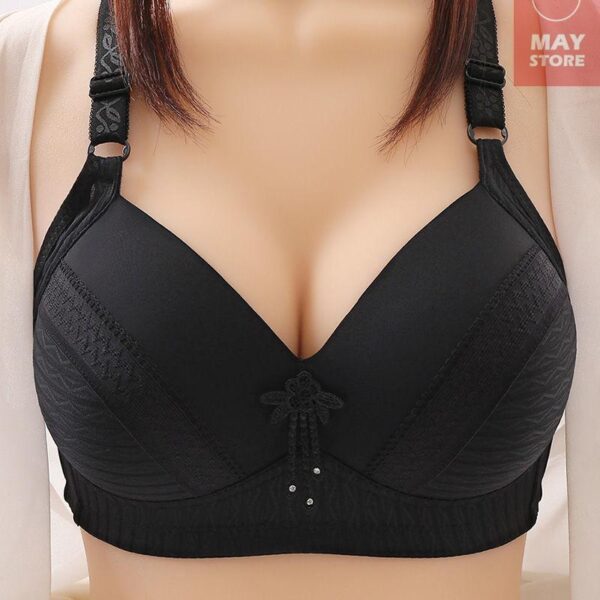 Extra large bras- plus size rimless 3D cup push up bras-comfortable breathable, sexy and curvy bras - Image 4