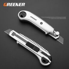 The Ordinary Utility Knife Paper Cutter High Carbon Steel Art Gold Metal Blade Self-Locking Design