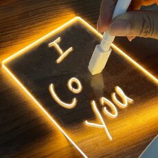 MayStore- Creative LED Night lamp USB Message Board With Pen, a great Gift For Children, Girlfriend Decoration Night Lamp